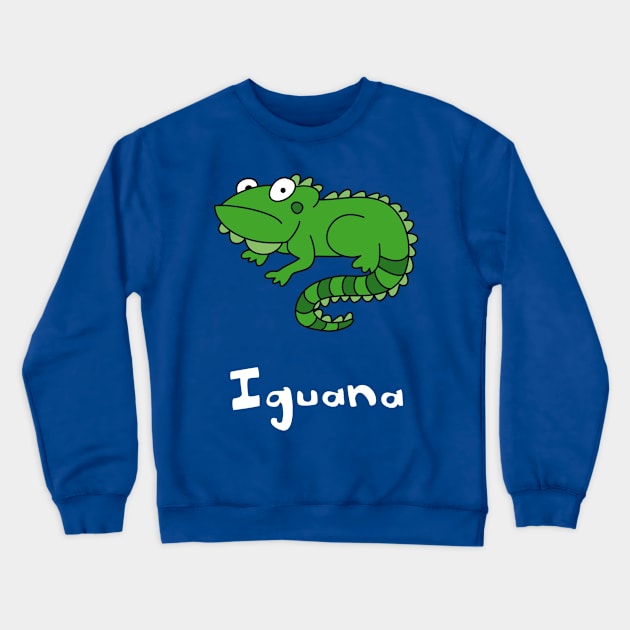 Iguana Crewneck Sweatshirt by ptdoodles